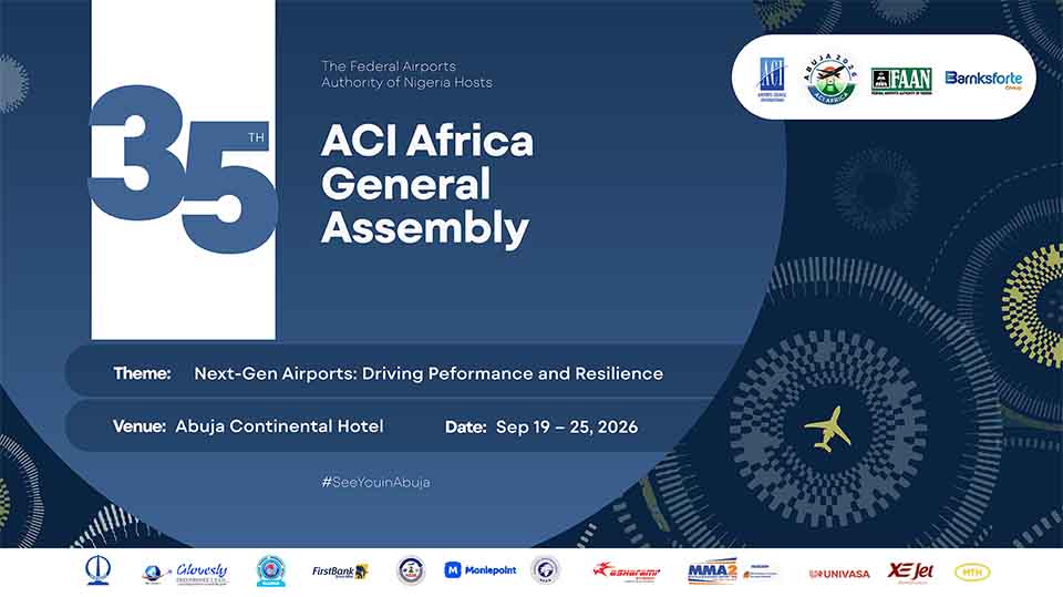 ACI Africa Regional Conference and Exhibition, Abuja, Nigeria — Sep 19 to 25, 2026. Click to register.